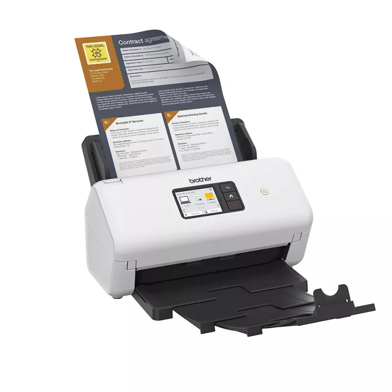 Brother ADS-4500W scanner ADF-scanner 600 x 600 DPI A4 zwart, wit