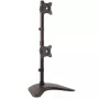 StarTech.com dual-monitorstandaard – verticaal, vrijstaand, 10 kg, 33 cm (13 inch), 68,6 cm (27 inch), 100 x 100 mm, zwart