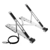 Targus AWU100205GL laptopstandaard met 4-poorts usb-hub, 25,4–39,6 cm (10–15,6 inch), zilver