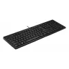 HP 125 bedrade toetsenbord, full-size (100%), bedraad, USB, zwart