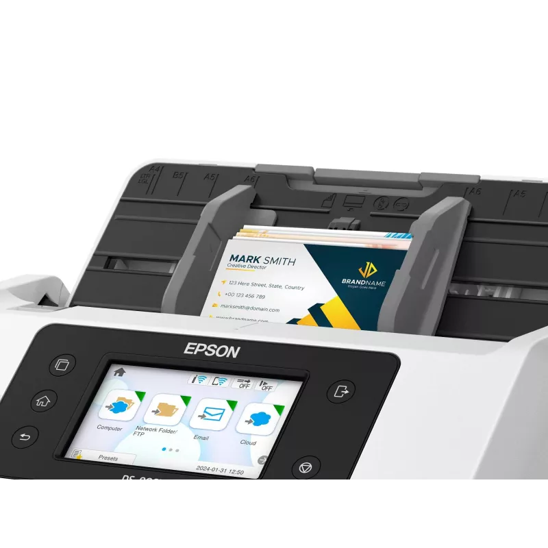 Epson WorkForce DS-800WN documentfeeder-scanner 600 x 600 DPI A4 wit