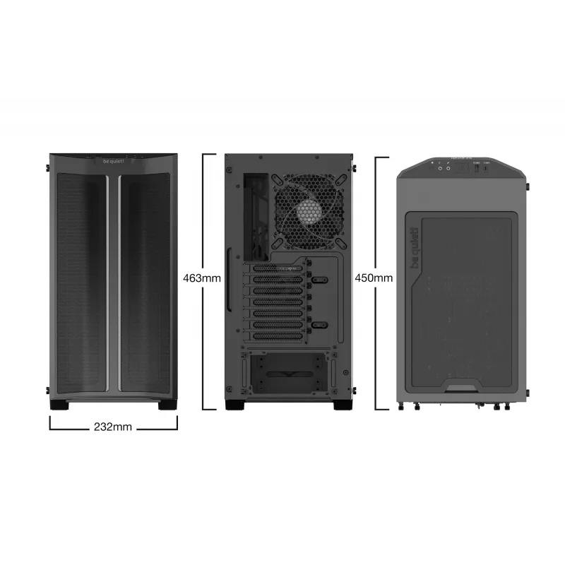 be quiet Pure Base 500DX zwart