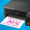 Inktjetprinter Epson EcoTank L1230 kleur, 4 cartridges, A4, 5760x1440 DPI, zwart