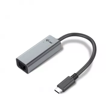 i-tec Metal USB-C Gigabit Ethernet-adapter, bedraad, USB Type-C, Ethernet, 1000 Mbit/s, grijs