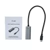 i-tec Metal USB-C Gigabit Ethernet-adapter, bedraad, USB Type-C, Ethernet, 1000 Mbit/s, grijs