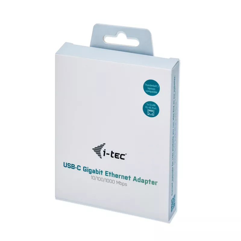 i-tec Metal USB-C Gigabit Ethernet-adapter, bedraad, USB Type-C, Ethernet, 1000 Mbit/s, grijs