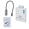 i-tec Metal USB-C Gigabit Ethernet-adapter, bedraad, USB Type-C, Ethernet, 1000 Mbit/s, grijs