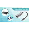 i-tec Metal USB-C Gigabit Ethernet-adapter, bedraad, USB Type-C, Ethernet, 1000 Mbit/s, grijs
