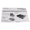 StarTech.com 2U serverrack-legbord – universele geventileerde rack-mount cantilever-legbord voor 19-inch netwerkapparatuurrack en -kast – hoogbelastbaar staal – draagvermogen 23 kg – 16 inch diep legbord, zwart