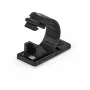 StarTech.com 100 zelfklevende kabelmanagement-clips zwart – netwerk-/ethernet-/bureautafel-/computerkabelorganizer – plakkabel-/draadhouder – nylon zelfklembeugel UL/94V-2 brandwerend