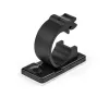 StarTech.com 100 zelfklevende kabelmanagement-clips zwart – netwerk-/ethernet-/bureautafel-/computerkabelorganizer – plakkabel-/draadhouder – nylon zelfklembeugel UL/94V-2 brandwerend