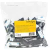 StarTech.com 100 zelfklevende kabelmanagement-clips zwart – netwerk-/ethernet-/bureautafel-/computerkabelorganizer – plakkabel-/draadhouder – nylon zelfklembeugel UL/94V-2 brandwerend