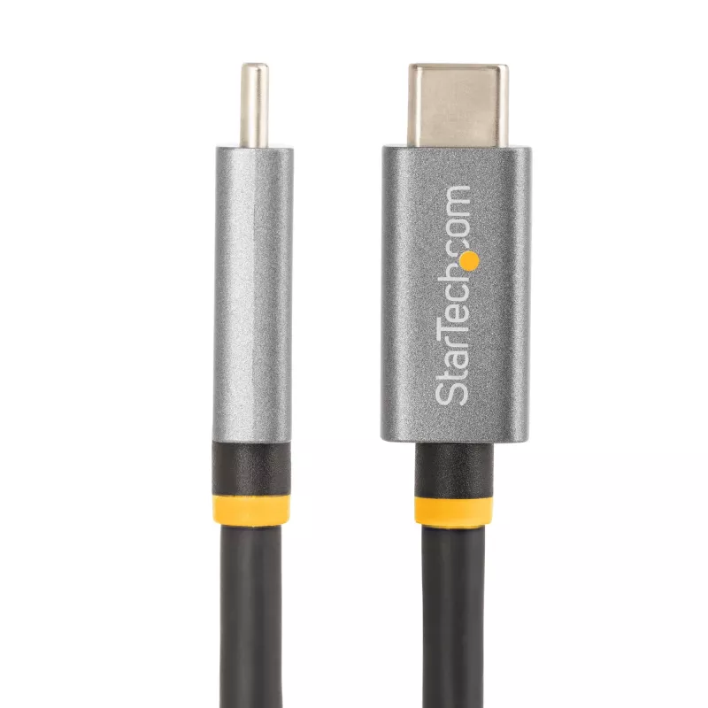 StarTech.com 1 m USB4-kabel, USB-IF-gecertificeerde USB-C-kabel, 40 Gbit/s, USB Type-C datatransmissiekabel, 100 W Power Delivery, 8K 60 Hz, compatibel met Thunderbolt 4/3/USB 3.2