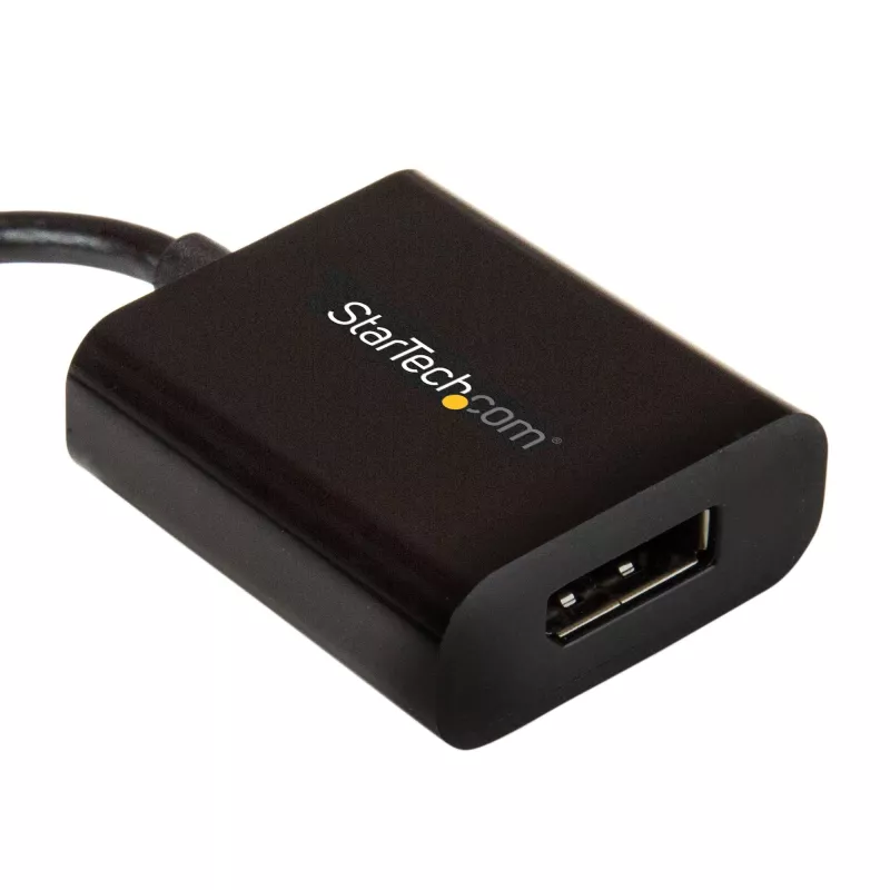StarTech.com USB-C naar DisplayPort adapter - 4K 60Hz/8K 30Hz - USB Type-C naar DP 1.4 HBR2 adapter dongle - compacte USB-C (DP Alt Mode) monitor videoconverter - Thunderbolt 3 compatibel