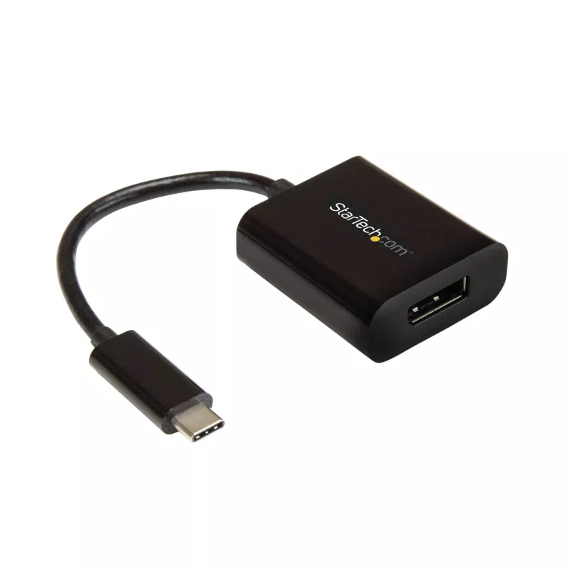 StarTech.com USB-C naar DisplayPort adapter - 4K 60Hz/8K 30Hz - USB Type-C naar DP 1.4 HBR2 adapter dongle - compacte USB-C (DP Alt Mode) monitor videoconverter - Thunderbolt 3 compatibel
