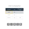 StarTech.com USB-C naar DisplayPort adapter - 4K 60Hz/8K 30Hz - USB Type-C naar DP 1.4 HBR2 adapter dongle - compacte USB-C (DP Alt Mode) monitor videoconverter - Thunderbolt 3 compatibel