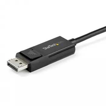 StarTech.com 1 m USB-C naar DisplayPort 1.4 kabel 8K 60 Hz/4K – bidirectionele DP naar USB-C of USB-C naar DP omkeerbare videoadapterkabel – HBR3/HDR/DSC – USB Type-C/Thunderbolt monitorkabel