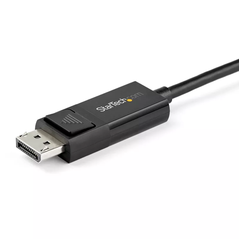 StarTech.com 1 m USB-C naar DisplayPort 1.4 kabel 8K 60 Hz/4K – bidirectionele DP naar USB-C of USB-C naar DP omkeerbare videoadapterkabel – HBR3/HDR/DSC – USB Type-C/Thunderbolt monitorkabel