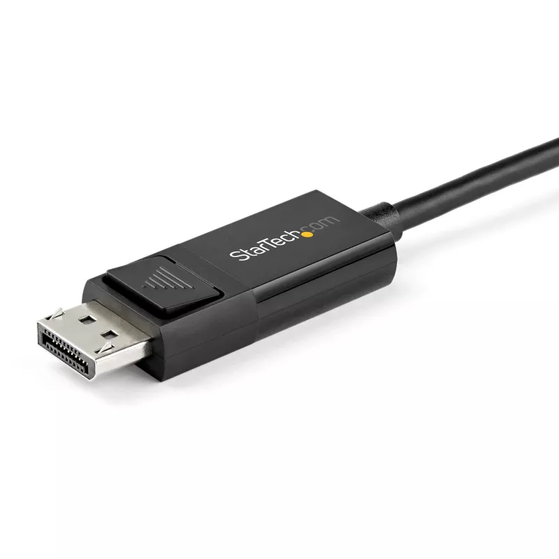 StarTech.com 2m USB-C naar DisplayPort 1.4 kabel 8K 60Hz/4K - bidirectionele DP naar USB-C of USB-C naar DP omkeerbare videoadapterkabel - HBR3/HDR/DSC - USB Type-C/Thunderbolt 3 monitorkabel (CDP2DP142MBD)