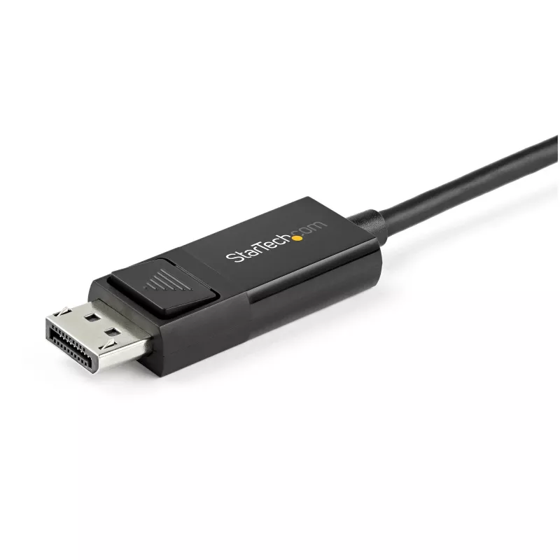 StarTech.com 1m USB-C naar DisplayPort 1.2 kabel 4K 60Hz - bidirectionele DP naar USB-C of USB-C naar DP omkeerbare video-adapterkabel - HBR2/HDR - USB Type C/Thunderbolt monitorkabel