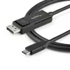 StarTech.com 6.6ft (2m) USB C naar DisplayPort 1.2 kabel 4K 60Hz - bidirectionele DP naar USB-C of USB-C naar DP omkeerbare video-adapterkabel - HBR2/HDR - USB Type C/Thunderbolt monitorkabel