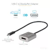 StarTech.com USB-C-naar-DisplayPort-adapter – 8K/4K 60Hz USB-C-naar-DisplayPort-1.4-adapter-dongle – USB Type-C-naar-DP-monitor-videoconverter – compatibel met Thunderbolt 3 – met 30 cm lang, vast kabel