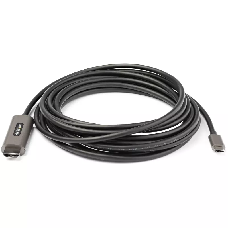 StarTech.com 4,9m (5m) USB-C naar HDMI kabel 4K 60Hz met HDR10 - Ultra HD USB Type-C naar 4K HDMI 2.0b videoadapterkabel - USB-C naar HDMI HDR monitor/display converter - DP 1.4 Alt Mode HBR3