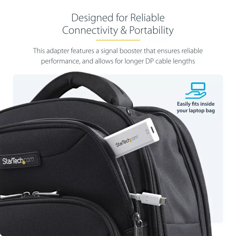 StarTech.com USB-C naar Mini DisplayPort adapter – 4K 60 Hz – wit – USB 3.1 Type-C naar Mini DP adapter – bijgewerkte versie is CDP2MDPEC