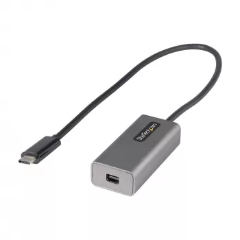 StarTech.com USB-C naar Mini DisplayPort adapter – 4K 60Hz USB-C naar mDP adapter dongle – USB Type-C naar Mini DP monitor – videoconverter – compatibel met Thunderbolt 3 – 30 cm lang, vast kabel – bijgewerkte versie van CDP2MDP