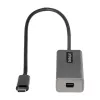 StarTech.com USB-C naar Mini DisplayPort adapter – 4K 60Hz USB-C naar mDP adapter dongle – USB Type-C naar Mini DP monitor – videoconverter – compatibel met Thunderbolt 3 – 30 cm lang, vast kabel – bijgewerkte versie van CDP2MDP
