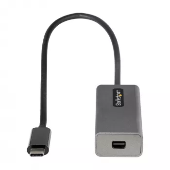StarTech.com USB-C naar Mini DisplayPort adapter – 4K 60Hz USB-C naar mDP adapter dongle – USB Type-C naar Mini DP monitor – videoconverter – compatibel met Thunderbolt 3 – 30 cm lang, vast kabel – bijgewerkte versie van CDP2MDP