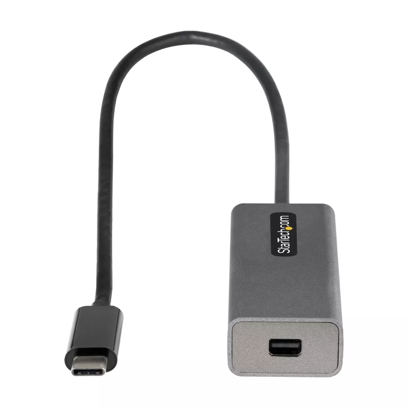 StarTech.com USB-C naar Mini DisplayPort adapter – 4K 60Hz USB-C naar mDP adapter dongle – USB Type-C naar Mini DP monitor – videoconverter – compatibel met Thunderbolt 3 – 30 cm lang, vast kabel – bijgewerkte versie van CDP2MDP