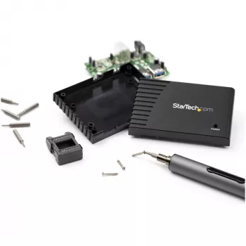 StarTech.com 20-bits elektrische precisie-schroevendraaierset - draagbare/mini accu-aangedreven bit-schroevendraaierkit voor reparaties aan elektronica, laptops, computers, tablets en telefoons - magnetisch - draadloos