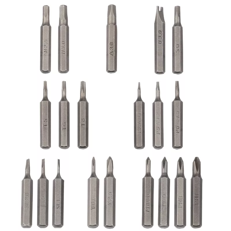 StarTech.com 20-bits elektrische precisie-schroevendraaierset - draagbare/mini accu-aangedreven bit-schroevendraaierkit voor reparaties aan elektronica, laptops, computers, tablets en telefoons - magnetisch - draadloos