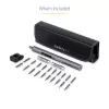 StarTech.com 20-bits elektrische precisie-schroevendraaierset - draagbare/mini accu-aangedreven bit-schroevendraaierkit voor reparaties aan elektronica, laptops, computers, tablets en telefoons - magnetisch - draadloos