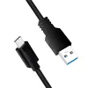 USB-kabel LogiLink CU0166 USB 3.2 Gen 1 0,15 m USB A USB C zwart
