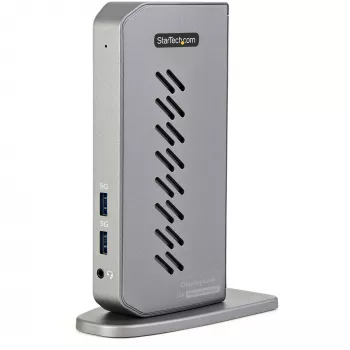 StarTech.com USB-C USB-A dock - hybride universele USB 3.0 dockingstation voor USB-C- of USB-A-laptop - dual-monitor 4K 60Hz HDMI/DisplayPort - 6x USB-A, GbE - USB 3.1 Gen 1 - Windows/Mac