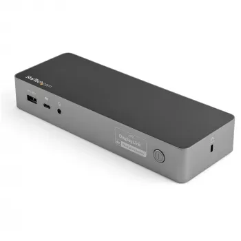 StarTech.com universele laptop-dockingstation, hybride USB-C- & USB-A-dock, dual 4K DP & HDMI, 100W PD, Mac / Windows / Chrome OS, 4x USB 5Gbps hub, GbE