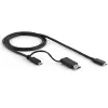 StarTech.com universele laptop-dockingstation, hybride USB-C- & USB-A-dock, dual 4K DP & HDMI, 100W PD, Mac / Windows / Chrome OS, 4x USB 5Gbps hub, GbE