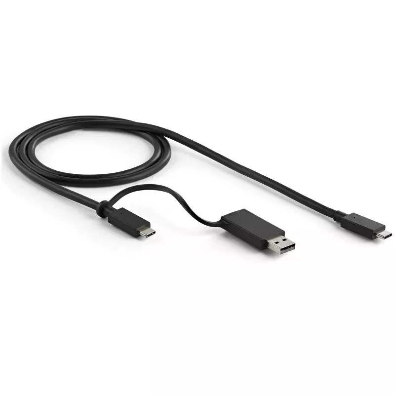 StarTech.com universele laptop-dockingstation, hybride USB-C- & USB-A-dock, dual 4K DP & HDMI, 100W PD, Mac / Windows / Chrome OS, 4x USB 5Gbps hub, GbE