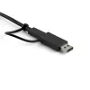 StarTech.com universele laptop-dockingstation, hybride USB-C- & USB-A-dock, dual 4K DP & HDMI, 100W PD, Mac / Windows / Chrome OS, 4x USB 5Gbps hub, GbE