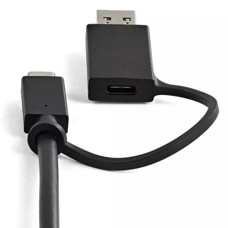 StarTech.com universele laptop-dockingstation, hybride USB-C- & USB-A-dock, dual 4K DP & HDMI, 100W PD, Mac / Windows / Chrome OS, 4x USB 5Gbps hub, GbE