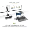 StarTech.com universele laptop-dockingstation, hybride USB-C- & USB-A-dock, dual 4K DP & HDMI, 100W PD, Mac / Windows / Chrome OS, 4x USB 5Gbps hub, GbE