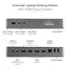 StarTech.com universele laptop-dockingstation, hybride USB-C- & USB-A-dock, dual 4K DP & HDMI, 100W PD, Mac / Windows / Chrome OS, 4x USB 5Gbps hub, GbE