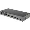 StarTech.com USB C dock - triple 4K monitor USB Type-C dockingstation - 100W Power Delivery - DP 1.4 Alt Mode & DSC, 2x DisplayPort 1.4/HDMI 2.0 - 6xUSB (2x 10Gbps) - Windows/Chrome