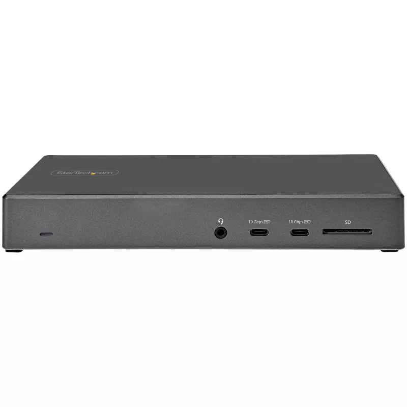 StarTech.com USB C dock - triple 4K monitor USB Type-C dockingstation - 100W Power Delivery - DP 1.4 Alt Mode & DSC, 2x DisplayPort 1.4/HDMI 2.0 - 6xUSB (2x 10Gbps) - Windows/Chrome