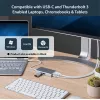 StarTech.com USB-C multipoort-adapter – USB-C travel-dockingstation met 4K HDMI – 60 W Power Delivery Pass-Through, GbE, 2-poorts USB-A 3.0 hub – draagbare mini-USB Type-C dock voor laptop – wit