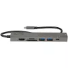StarTech.com USB-C multipoort-adapter-hub, USB-C naar 4K 60Hz HDMI, Gigabit Ethernet en 100W laptop-laadfunctie voor Macbook Pro / Air en Windows