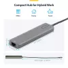 StarTech.com USB-C multipoort-adapter-hub, USB-C naar 4K 60Hz HDMI, Gigabit Ethernet en 100W laptop-laadfunctie voor Macbook Pro / Air en Windows