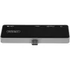 StarTech.com USB C multipoort-adapter – USB-C naar 4K 60Hz HDMI 2.0, 100W Power Delivery doorvoerladen, 3-poorts USB 3.0 hub, audio – USB-C mini-dock – draagbare USB Type-C reisdock
